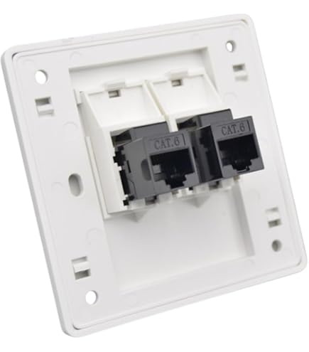 Amazon.co.jp: 神保電器 LAN用埋込モジュラージャック Cat5e対応 8極8